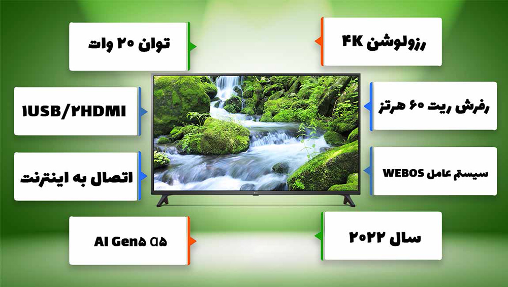تلویزیون ال جی 43UQ7500