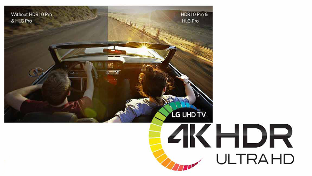 کیفیت تصویر در تلویزیون 55 اینچی ال جی UQ7500