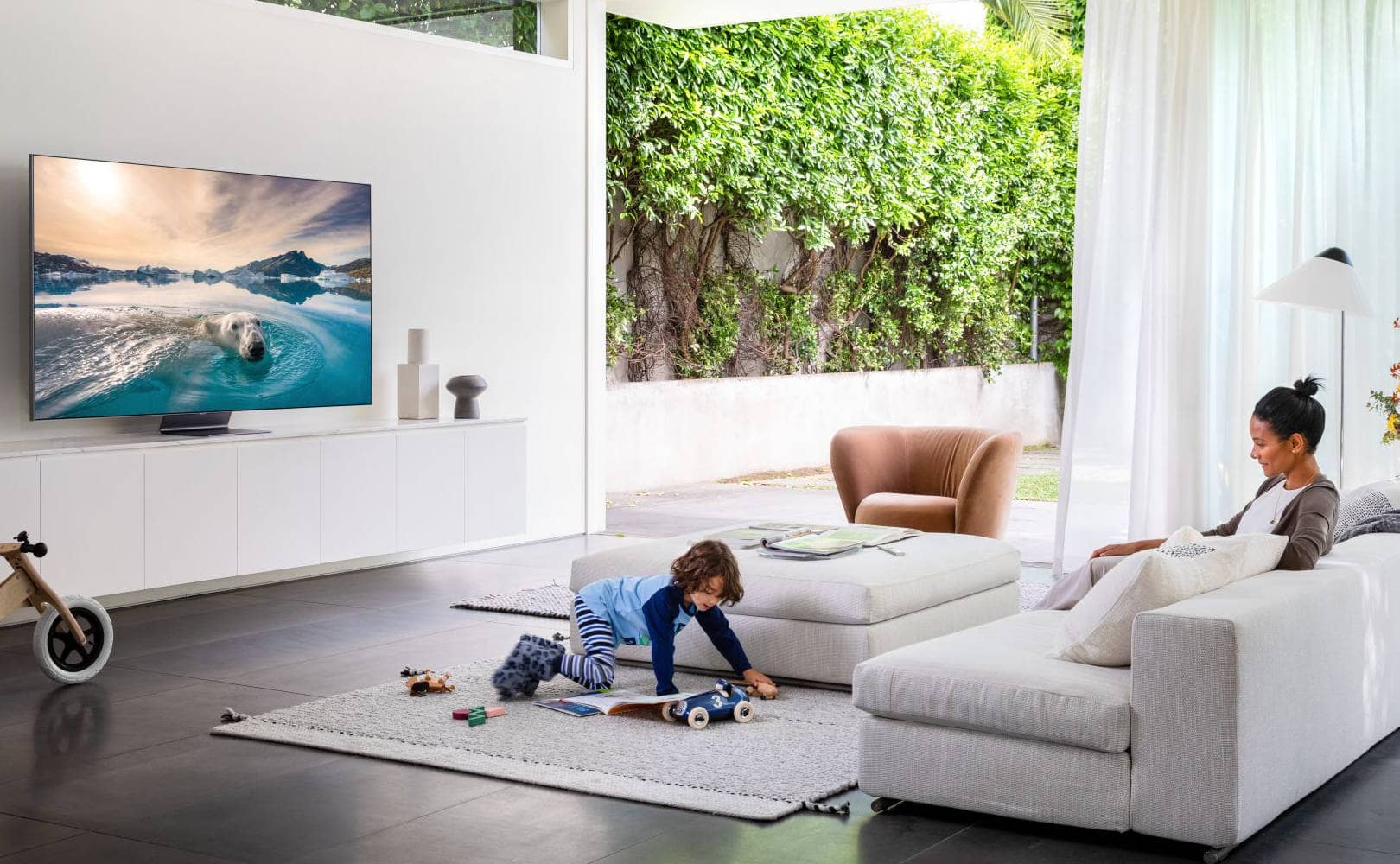 کیفیت تصاویر در تلویزیون 2021 سامسونگ 55 اینچی Q70A