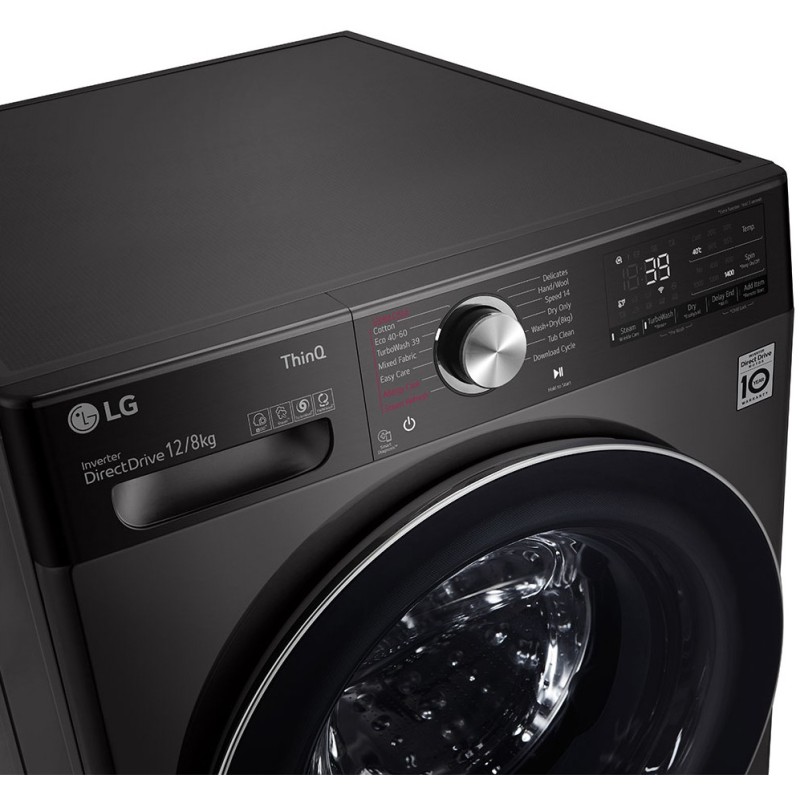 ماشین لباسشویی و خشک کن ال جی WDV1260BRP